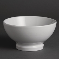 Whiteware Sevres Bowls | Porcelain Food Bowls | 140mm Diameter | Olympia W430