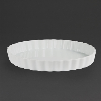Flan Dishes | Porcelain Baking Dish | 265mm | Olympia Whiteware W449
