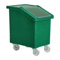 Commercial Ingredient Bin | Food Storage Container | 90L Capacity | Mobile Green | W785