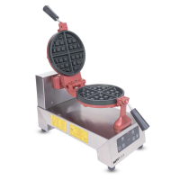 Rotating Round Electric Waffle Maker | Commercial Waffle Iron | Digital Timer | InstaCook WM1/R