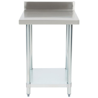 Commercial Wall Prep Table | Stainless Steel Infill Bench | 300 x 600 x 850mm | Modena WT300-Ga