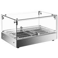 Heated Food Display Cabinet | Countertop Single Level | Hot Food Warmer | King XC35