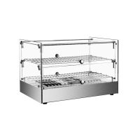 Commercial Heated Food Display Cabinet | Countertop Food Warmer | 2-Tier Design | King XC50