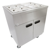 Mobile Servery | Heated Food Display | Bain Marie Top | Parry 1887