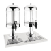 Commercial Double Juice Dispenser | Beverage Dispenser | With Drip Tray | Olympia J184