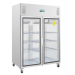 Commercial Double Glass Door Refrigerator | Upright Gastro Fridge | 1200 Litre Capacity | Polar CW198