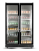 Commercial Glass Door Fridge | Drinks Cooler | 2-Door Beverage Display | King KXG1120