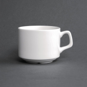 Fine China Stacking Cup | Porcelain Coffee Cup | 200ml Capacity | Lumina CN831