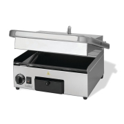 Commercial Panini Grill | Ribbed Plate Contact Grill | 360 x 280mm | Hallco MEMT17010