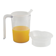 Clear Mug with Handle | Travel Mug | 2 Lids Included | CC975