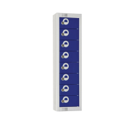 Personal Effects Locker | Staff Storage Unit | 8 Door Security Locker | Blue Camlock CF752-CF
