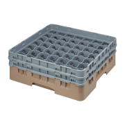 Commercial Glass Rack | Cambro Camrack | 49 Compartments | Max Glass Height 133mm | Cambro DE797