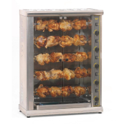 Commercial LPG Rotisserie | Gas Chicken Rotisserie | 40-50 Chicken Capacity | Roller Grill RBG 200