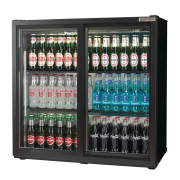Commercial Back Bar Cooler | Double Sliding Door Fridge | 3Ft Capacity | Autonumis RPC10001
