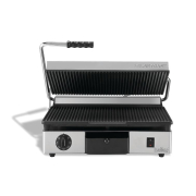 Commercial Panini Grill | Non-Stick Contact Grill | 430mm x 250mm Cooking Surface | Hallco MEMT16030XNS