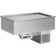 Ventilated Cold Well Drop In Unit | GN1/1 Refrigerated Display | 6 Container Capacity | Afinox BLUE-6