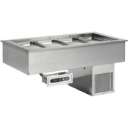 Commercial Static Cold Well | Drop In Refrigeration Unit | 6 x GN1/1 Capacity | Afinox GREEN-6