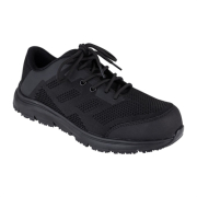 Commercial Safety Mesh Trainer | Slipbuster Work Shoe | Super Comfort Sole | Black 39 | Slipbuster BA177-39