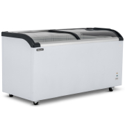 Commercial Curved Glass Lid Freezer | Display Chest Freezer | 620L Capacity | Blizzard BDF62