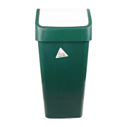 Swing Lid Bin | Commercial Waste Bin | 60L Capacity Green | SYR CC081