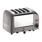 4 Slice Vario Toaster | Commercial Toaster | Metallic Silver | Dualit 40349 CD327