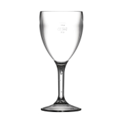 Polycarbonate Wine Glasses | Unbreakable Wine Glasses | 255ml CE Marked at 175ml | BBP CG943