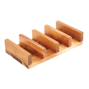 Taco Stand | Wooden Taco Holder | Acacia Wood | Olympia CK970