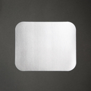 Waxed Lids for Medium Foil Containers | Takeaway Container Covers | Disposable Food Packaging | Fiesta DA087