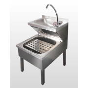 Janitorial Mop Sink | Stainless Steel Cleaner's Sink | Floor Cleaning Station | Basix BGXJTS700