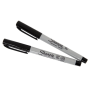Permanent Marker | Ultra Fine Tip | Black 2 Pack | Sharpie DE707