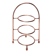 Copper Plate Stand | Triple Plate Display | For 3x 170mm Plates | APS DE896