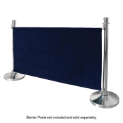 Canvas Barrier | Restaurant Queue Divider | Dark Blue | Bolero DL480