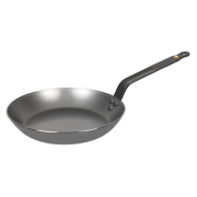 Black Iron Frying Pan | Mineral B Cast Iron Skillet | 240mm Professional Pan | De Buyer DN897