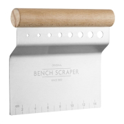 Bench Scraper | 4-in-1 Dough Cutter | Multi-Function Baking Tool | Mason Cash DX950