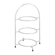Three Tier Cake Stand | Chrome Display Stand | 240mm | Utopia DY297