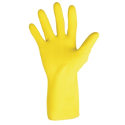 Commercial Janitorial Gloves | Liquid-Proof Light-Duty Gloves | Yellow Small | MAPA Vital 124 FA292-S