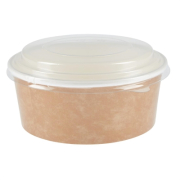 Recyclable Kraft Salad Pots | Small Takeaway Containers | 700ml / 24oz | Colpac FA373