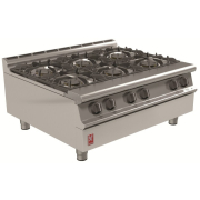 Commercial Six Burner Boiling Top | Natural Gas Hob | Professional Cooking Range | Falcon Dominator Plus G3121