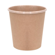 Compostable Soup Containers | Eco-Friendly Food Containers | 455ml/16oz | Fiesta Green FB164