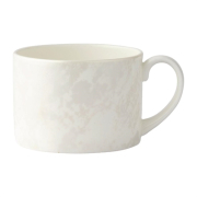 Crushed Velvet Pearl Charnwood Cup | Porcelain Teacup | 220ml Pack of 6 | Royal Crown Derby FE129