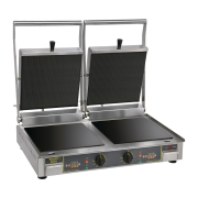 Contact Grill | Ceramic Plate Roller Grill | Double Ribbed Plates | Roller Grill PREMIUM VC DL