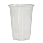 Disposable Half Pint Glasses | Eco-Friendly Plastic Tumblers | To Brim Capacity | eGreen FN220