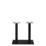 Cast Iron Table Base | Rectangular Table Base | Twin Dining Height 720mm | Forza Black