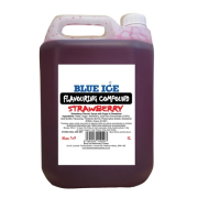 Commercial Milkshake Flavouring Compound | Strawberry Ice Cream Syrup | 5Ltr Capacity | Blue Ice FU112