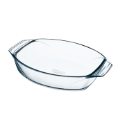Glass Roasting Dish | Oval Baking Dish | Oven-Safe Cookware | Pyrex GD032