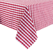 Gingham Tablecloth | Red Checkered Table Cover | 1780 x 1780mm | Olympia HB583