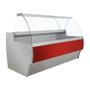 Commercial Serve Over Counter | Display Fridge | White with Red Trim | 1500mm | Zoin Barkly HZ876-150