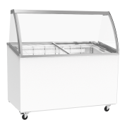 Ice Cream Display Freezer | Commercial Ice Cream Cabinet | 7x5L Napoli Tub Capacity | Best Frost ICD13