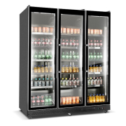 Commercial Glass Door Fridge | Drinks Cooler | 3 Door Display Refrigerator | King KXG1680