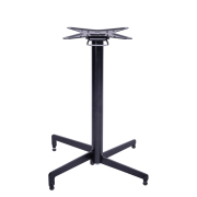 Flip Top Table Base | Dining Table Base | Black | Madrid